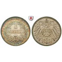 German Empire, Standard currency, 1 Mark 1908, A, nearly FDC, J. 17