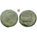 Roman Republican Coins, Anonymous, Uncia 217-215 BC, good fine