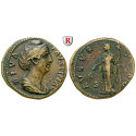 Roman Imperial Coins, Faustina Senior, wife of  Antoninus Pius, Dupondius after 141 AD, good vf / vf