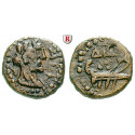 Roman Provincial Coins, Judaea, Askalon, Trajan, AE 106-113, nearly vf