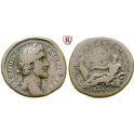 Roman Imperial Coins, Antoninus Pius, As 140-144, nearly vf