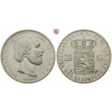 Netherlands, Kingdom Of The Netherlands, Willem III., 2 1/2 Gulden 1874, vf-xf