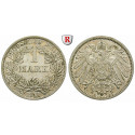 German Empire, Standard currency, 1 Mark 1911, A, xf, J. 17