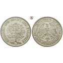 Weimar Republic, Standard currency, 5 Reichsmark 1932, G, nearly FDC, J. 331
