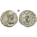 Roman Imperial Coins, Geta, Caesar, Denarius 209, good xf