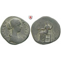 Roman Imperial Coins, Lucilla, wife of Lucius Verus, Sestertius 164-169, nearly vf