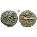 Syria, Seleucid Kingdom, Antiochos IX, Bronze year 199 = 114-113 BC, nearly xf
