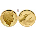 Medals on Persons, Tereschkowa, Walentina Wladimirowna, Russian cosmonaut, Gold medal 1963, 15.3 g fine, PROOF
