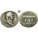 Roman Imperial Coins, Domitian, Cistophoric tetradrachm 82, VF