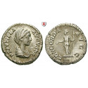 Roman Imperial Coins, Plautilla, wife of Caracalla, Denarius 202-205, vf