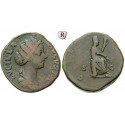 Roman Imperial Coins, Lucilla, wife of Lucius Verus, Sestertius after 164, nearly vf