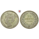 Netherlands, Kingdom Of The Netherlands, Wilhelmina I., 25 Cents 1906, nearly vf