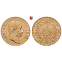 German Empire, Sachsen, Georg, 10 Mark 1903, E, good vf, J. 265