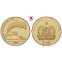 Western Samoa, 50 Tala 1995, 7.74 g fine, PROOF