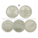 Federal Republic, Commemoratives, 5 DM 1966-1979, (COINTYPE PICTURE), 7.0 g fine, xf