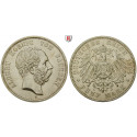 German Empire, Sachsen, Albert, 5 Mark 1894, E, nearly EF, J. 125