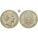 German Empire, Bayern, Ludwig II., 2 Mark 1883, D, vf, J. 41