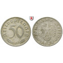 Third Reich, Standard currency, 50 Reichspfennig 1940, J, vf, J. 372