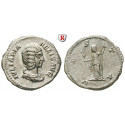 Roman Imperial Coins, Julia Domna, wife of Septimius Severus, Denarius 213, xf
