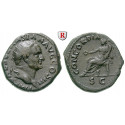 Roman Imperial Coins, Vespasian, Dupondius 72, vf