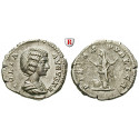 Roman Imperial Coins, Julia Domna, wife of Septimius Severus, Denarius 201, nearly xf / vf