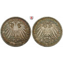 German Empire, Lübeck, 3 Mark 1910, A, good vf, J. 82