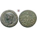 Roman Imperial Coins, Claudius I., As 50-54, vf