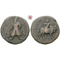 Baktria and India, Kushan, Wima Kadphises, Bronze, vf