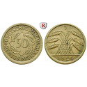 Weimar Republic, Standard currency, 50 Rentenpfennig 1924, J, vf, J. 310