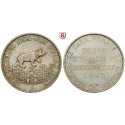 Anhalt, Anhalt-Bernburg, Alexander Carl, Ausbeutetaler 1862, nearly xf