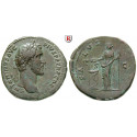 Roman Imperial Coins, Antoninus Pius, Sestertius 141-143, vf-xf