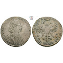 Russia, Peter I, Poltina 1723, vf
