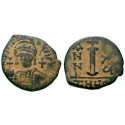 Byzantium, Justinian I, Decanummium (10 Nummi) 552-553, year 26, nearly vf