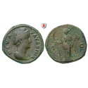 Roman Imperial Coins, Faustina Senior, wife of  Antoninus Pius, Sestertius after 141 AD, vf