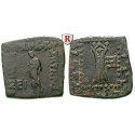 Baktria and India, Kingdom of Baktria, Apollodotos I., Bronze, nearly vf