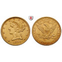 USA, 5 Dollars 1907, 7.52 g fine, nearly xf