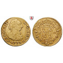 Spain, Carlos III, 1/2 Escudo 1775, vf