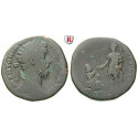 Roman Imperial Coins, Marcus Aurelius, Sestertius 173, nearly vf