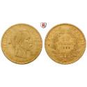 France, Napoleon III, 10 Francs 1859, 2.9 g fine, vf