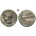 Roman Republican Coins, M. Baebius Tampilus, Denarius 137 BC, vf-xf