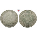 Holy Roman Empire, Franz I, 1/2 Taler 1763, vf