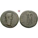 Roman Imperial Coins, Claudius I., Sestertius 50-54, vf