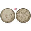 Third Reich, Standard currency, 2 Reichsmark 1936, J, vf, J. 366