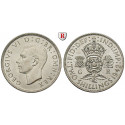Great Britain, George VI, 2 Shilling 1942, mint state