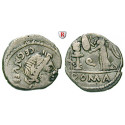 Roman Republican Coins, C. Egnatuleius, Quinarius, vf
