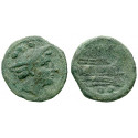 Roman Republican Coins, Anonymous, Sextans, fine-vf