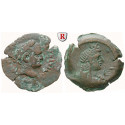 Roman Provincial Coins, Egypt, Alexandria, Vespasian, AE year 5 = 72/73, vf