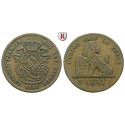 Belgium, Belgian Kingdom, Leopold I., 2 Centimes 1836, vf