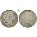 France, Second Republic, 5 Francs 1850, vf-xf