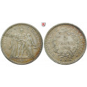 France, Second Republic, 5 Francs 1848, good vf